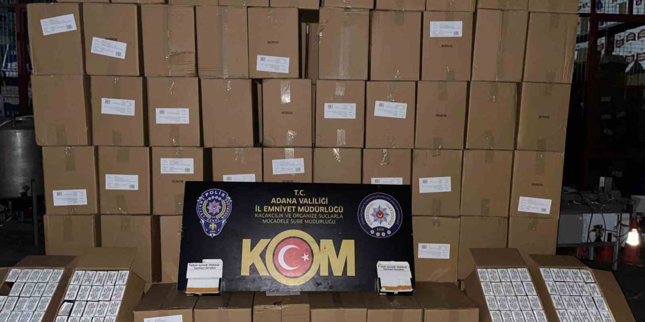 Adana’da 10 Milyonluk Kaçakçılık Operasyonu: 7 Gözaltı