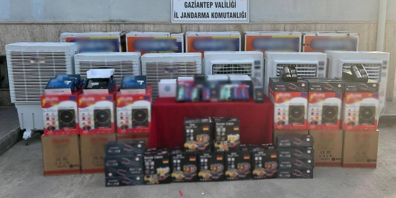 Gaziantep’te 1 Milyon Tl Değerinde Kaçak Malzeme Ele Geçirildi