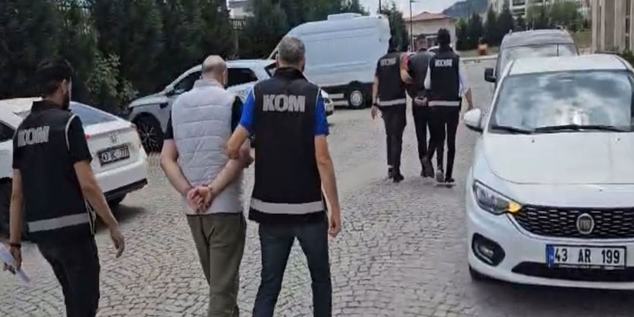 Kütahya merkezli suç örgütüne operasyonda 13 tutuklama