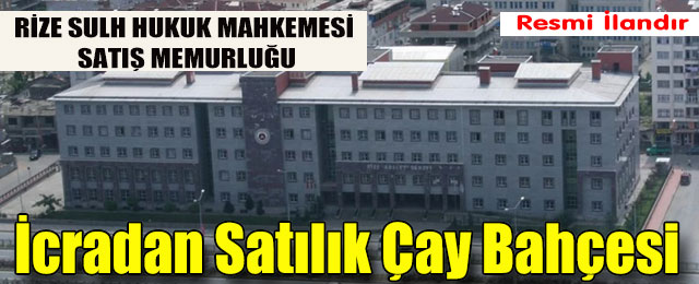 İcradan Satılık Çay Bahçesi