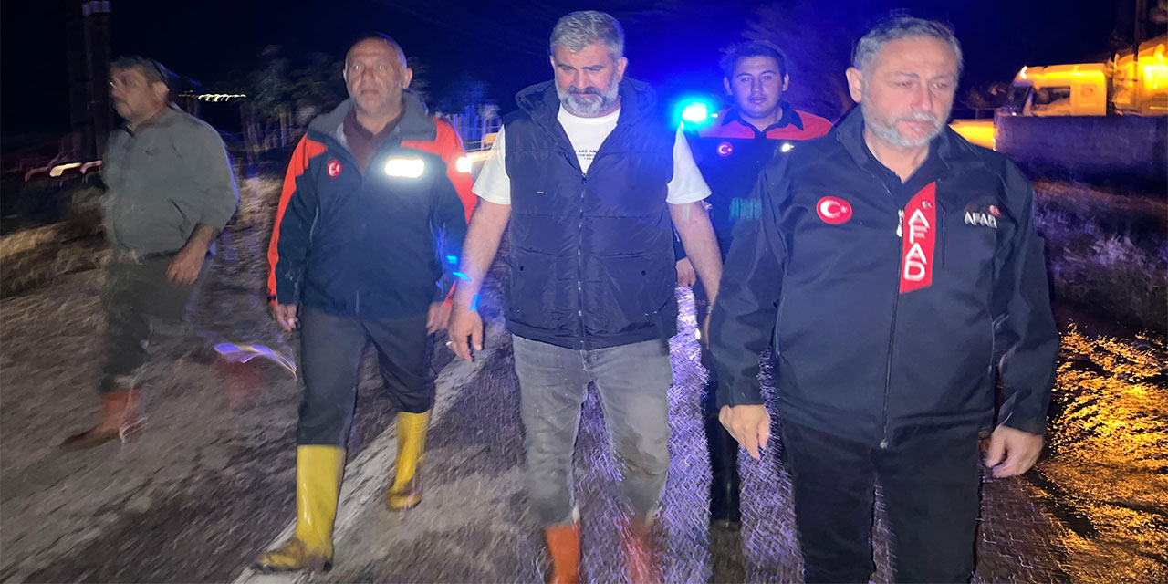 Kırşehir’de sel nedeniyle 1 ev yıkıldı, 3 ev ağır hasar gördü