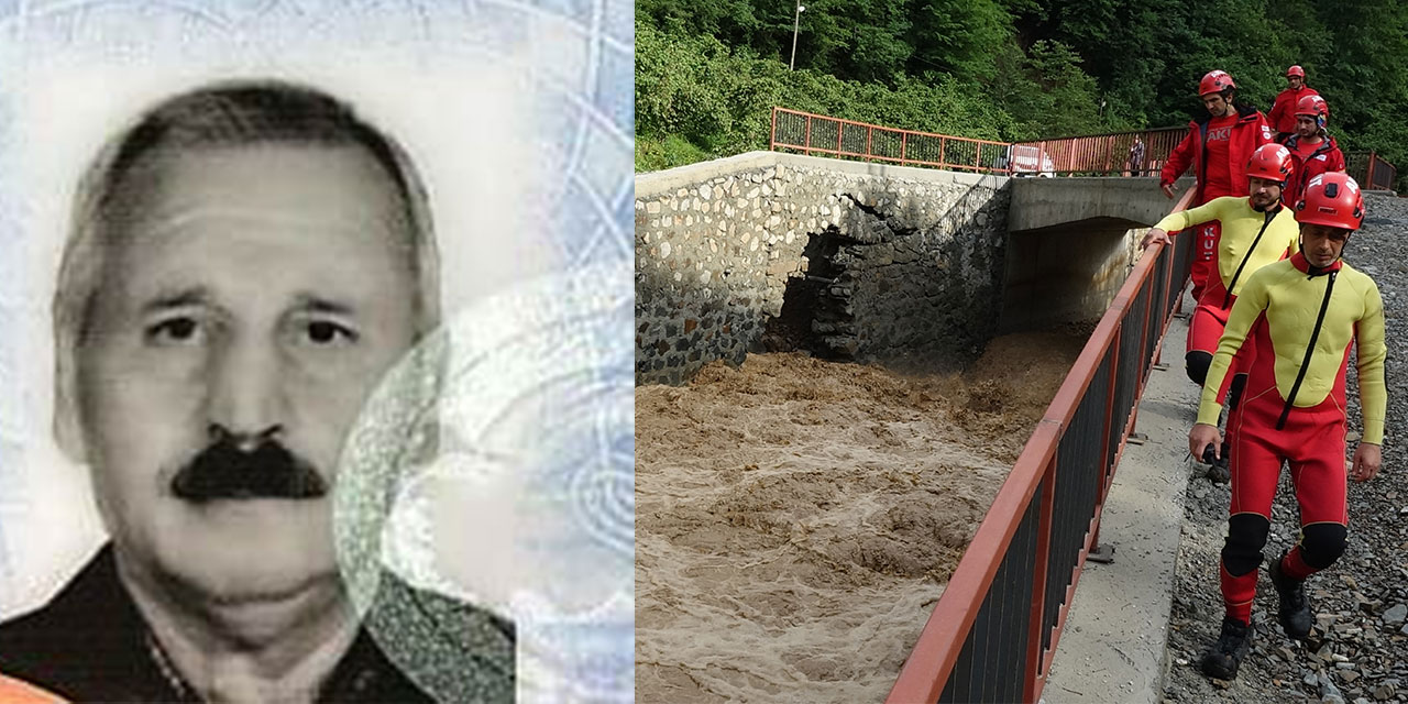 Trabzon'da sağanak; 1 kişi kayıp