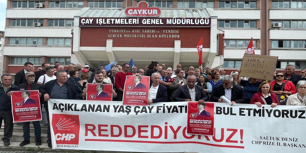 Deniz: "Çayda Sömürüye Son!"