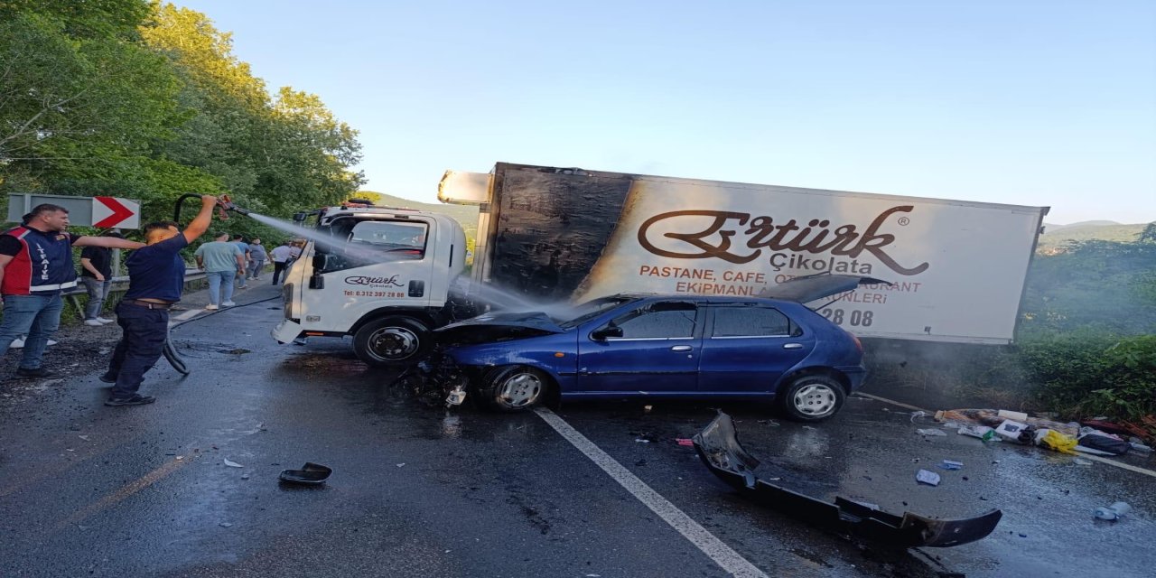 Karabük’te zincirleme kaza: 1 ölü, 11 yaralı