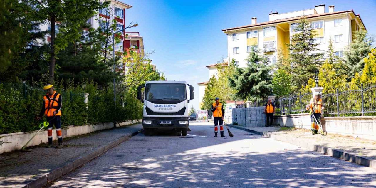 Gölbaşı Belediyesinden Kurban Bayramı Öncesi Temizlik Seferberliği