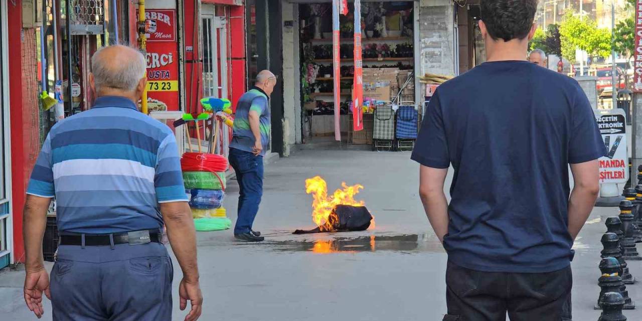 Esnafın Alev Alan Piknik Tüpü İle İmtihanı
