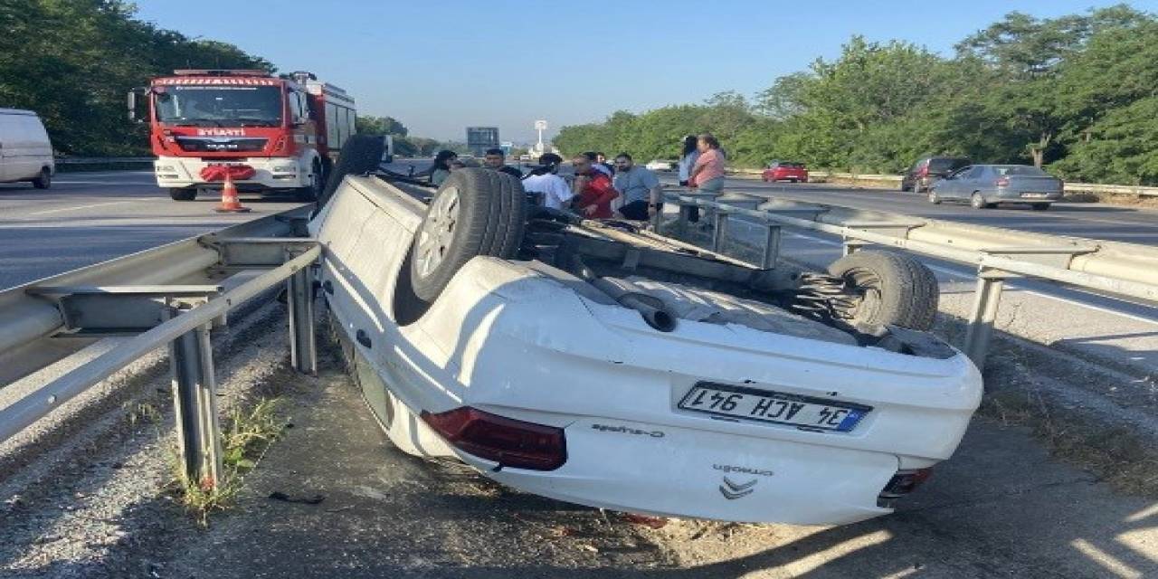 Balıkesir-bursa Kara Yolunda Trafik Kazası: 2 Yaralı