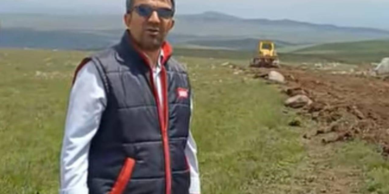 Akyaka’da Özel İdare, Yayla Yollarını Yapıyor