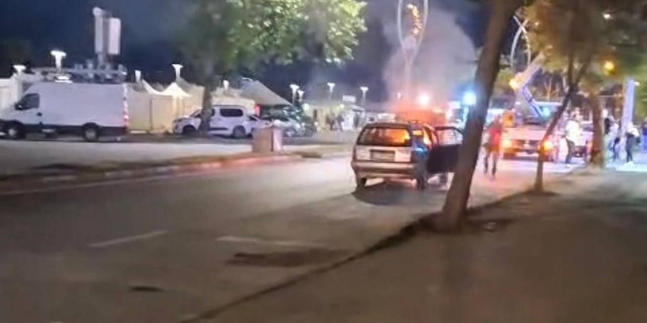 Sakarya’da Otomobil Alevlere Teslim Oldu