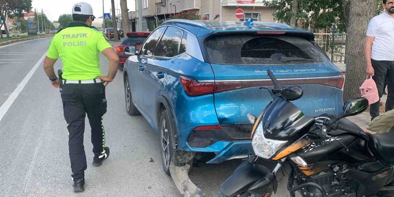 Karaman’da Motosiklet Kazası: 1 Yaralı