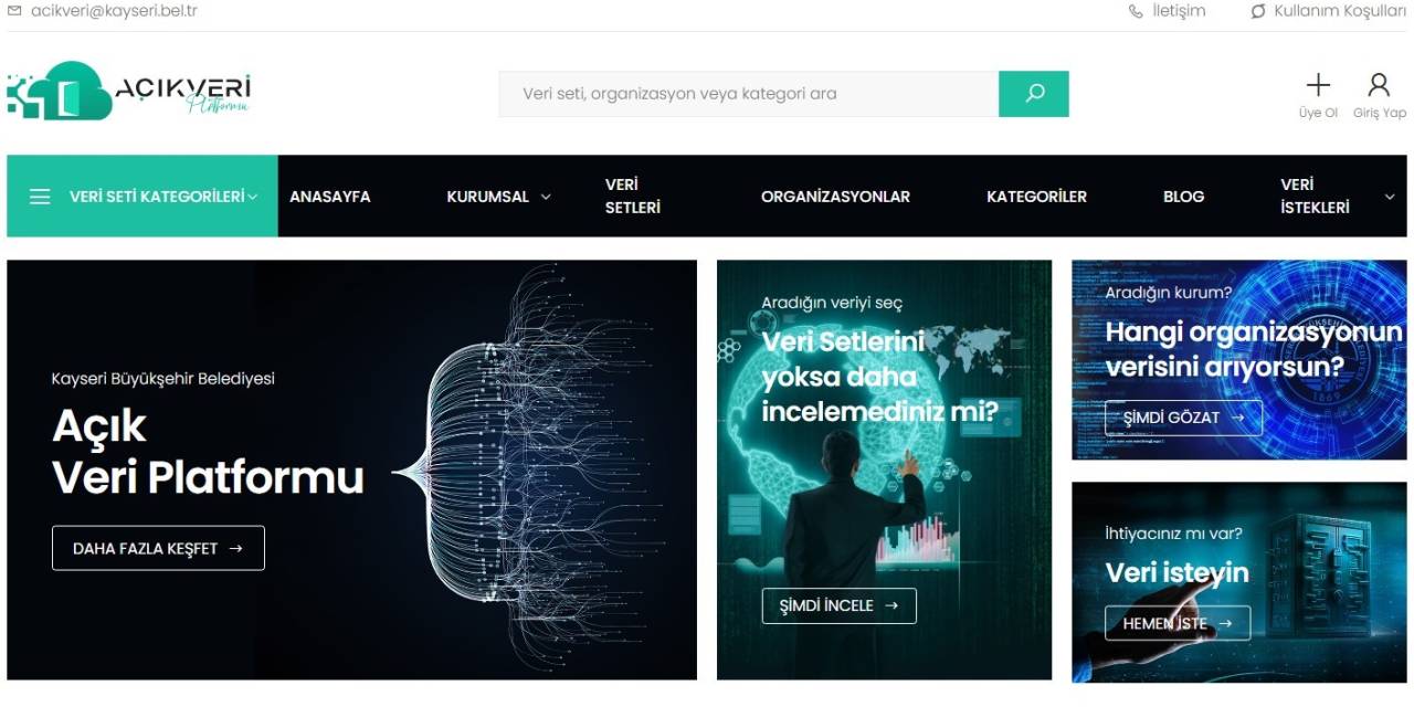 Büyükşehire Akıllı Şehircilikteki ‘Açık Veri Paylaşımı’ Teşekkürü