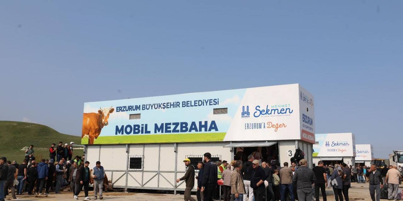 Vatandaş Mobil Mezbahanelere Koştu