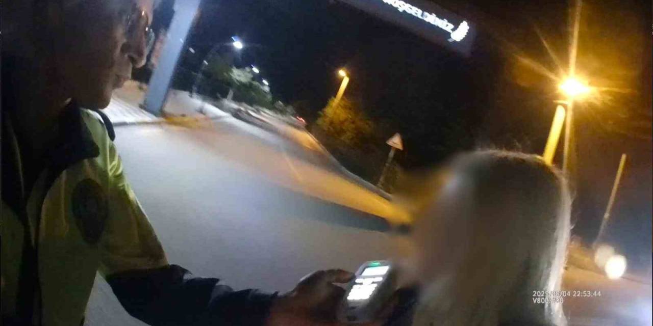 Direksiyon Başında Uyurken Yakalanan Alkollü Sürücüye Ceza Yağdı