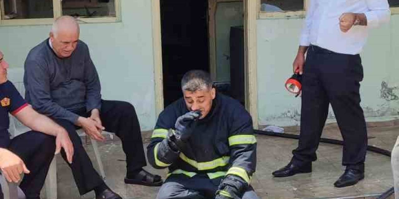 Muş’ta Tek Katlı Evde Yangın Çıktı