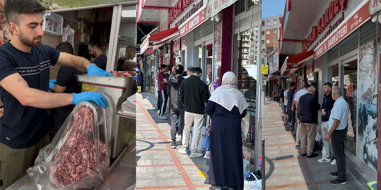 Rize’de Kurban Bayramı Sonrası Kasaplarda Kıyma Yoğunluğu