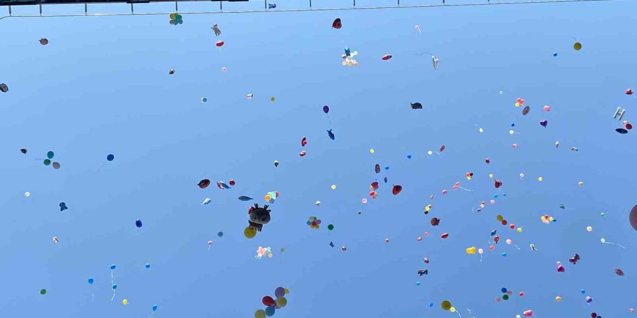 İzmir’de Binlerce Balon 6 Yaşındaki Erhan Ve Arkadaşları İçin Uçuruldu