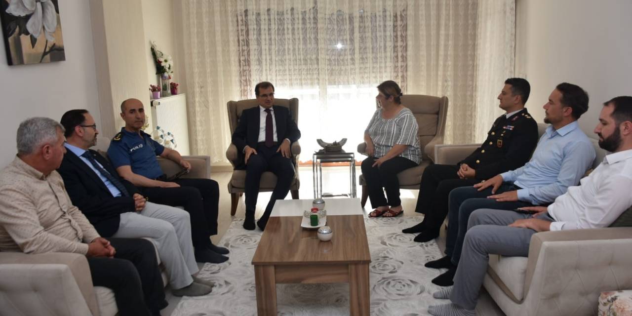 Salihli’de Şehit Aileleri Kurban Bayramı’nda Unutulmadı