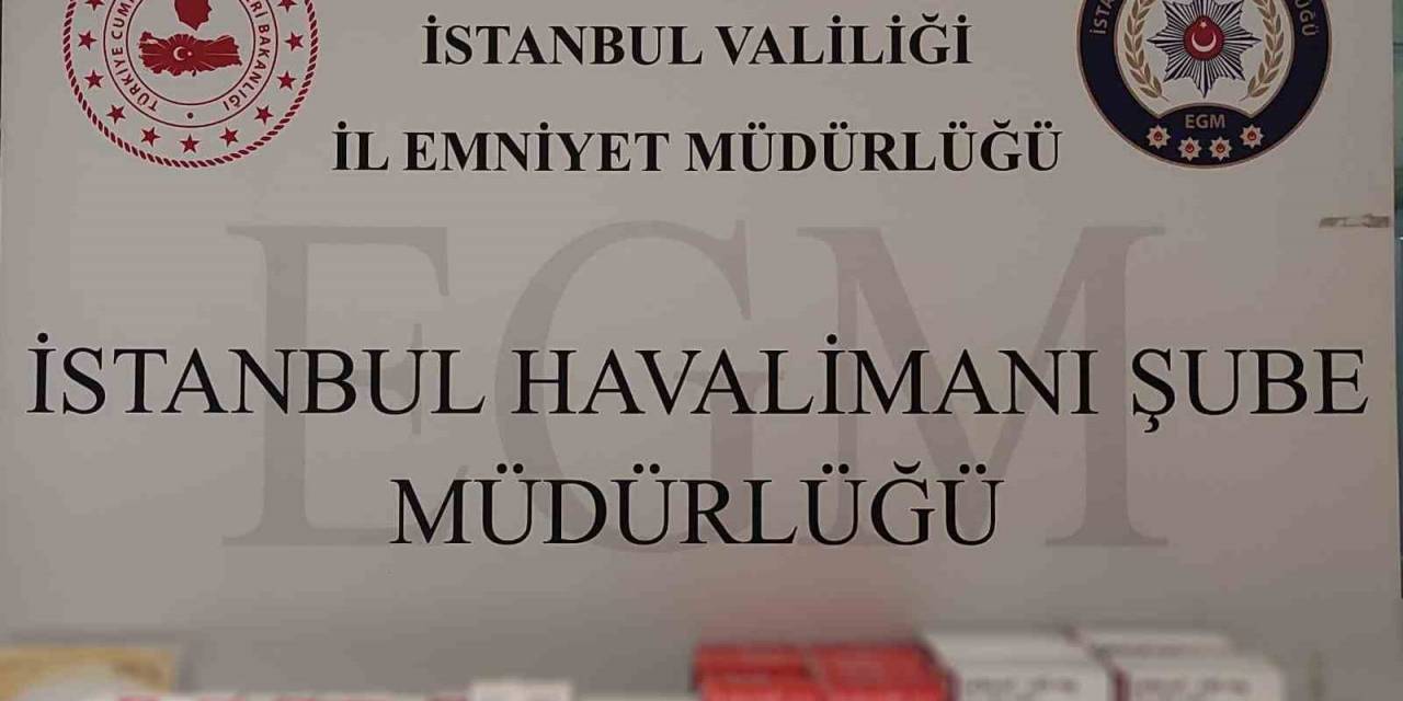 İstanbul Havalimanı’nda 12 Milyon Tl’lik Kaçak İlaç Operasyonu: 5 Gözaltı