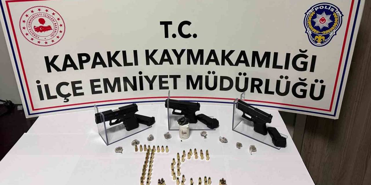 Tekirdağ’da Ruhsatsız Tabanca Ele Geçirildi