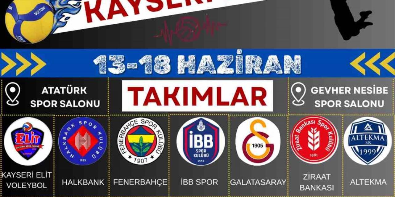 Genç Erkekler Türkiye Voleybol Şampiyonası Finalleri Kayseri’de