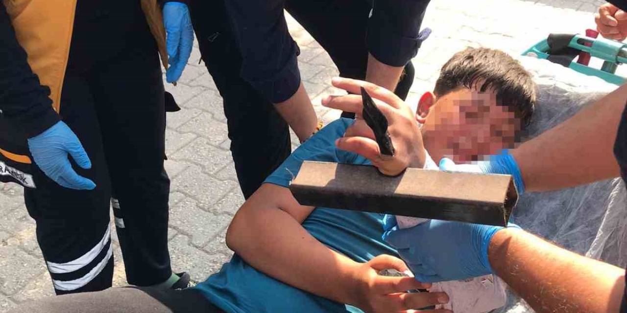 Korku Dolu Anlar, Çocuğun Eline Demir Saplandı