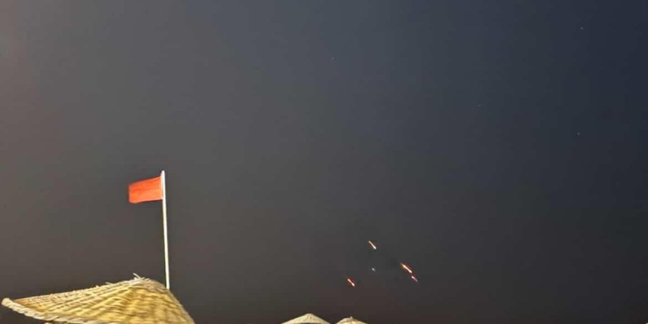 İran'dan İsrail'e fırlatılan füzeler Hatay semalarından görüldü