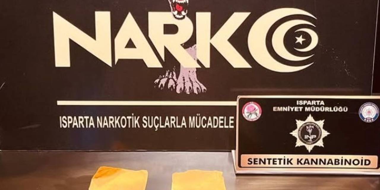 Isparta’da Bin 188 Kullanımlık Kağıda Emdirilmiş Uyuşturucu Madde Yakalandı