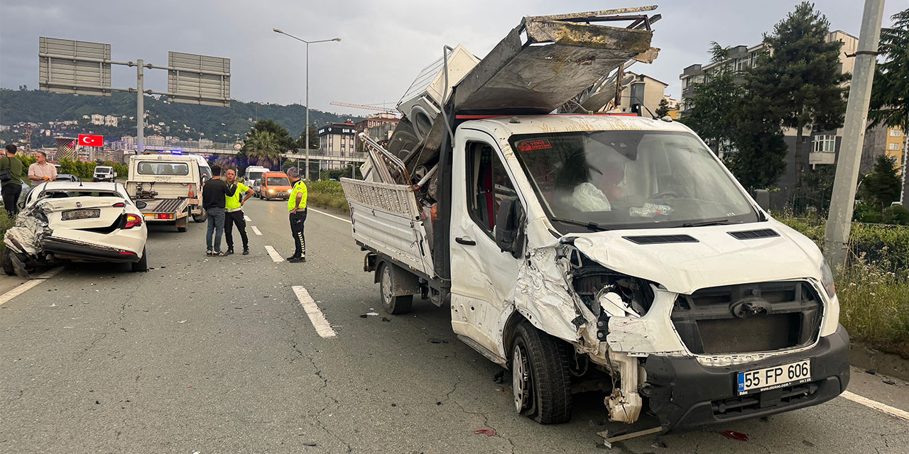 Rize’de Mal Mülk Zarar Gören Kaza