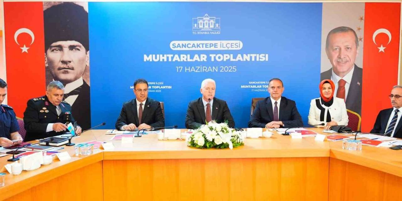 Sancaktepe Muhtarlar Toplantısı İstanbul Valisi Davut Gül’ün Katılımıyla Gerçekleşti