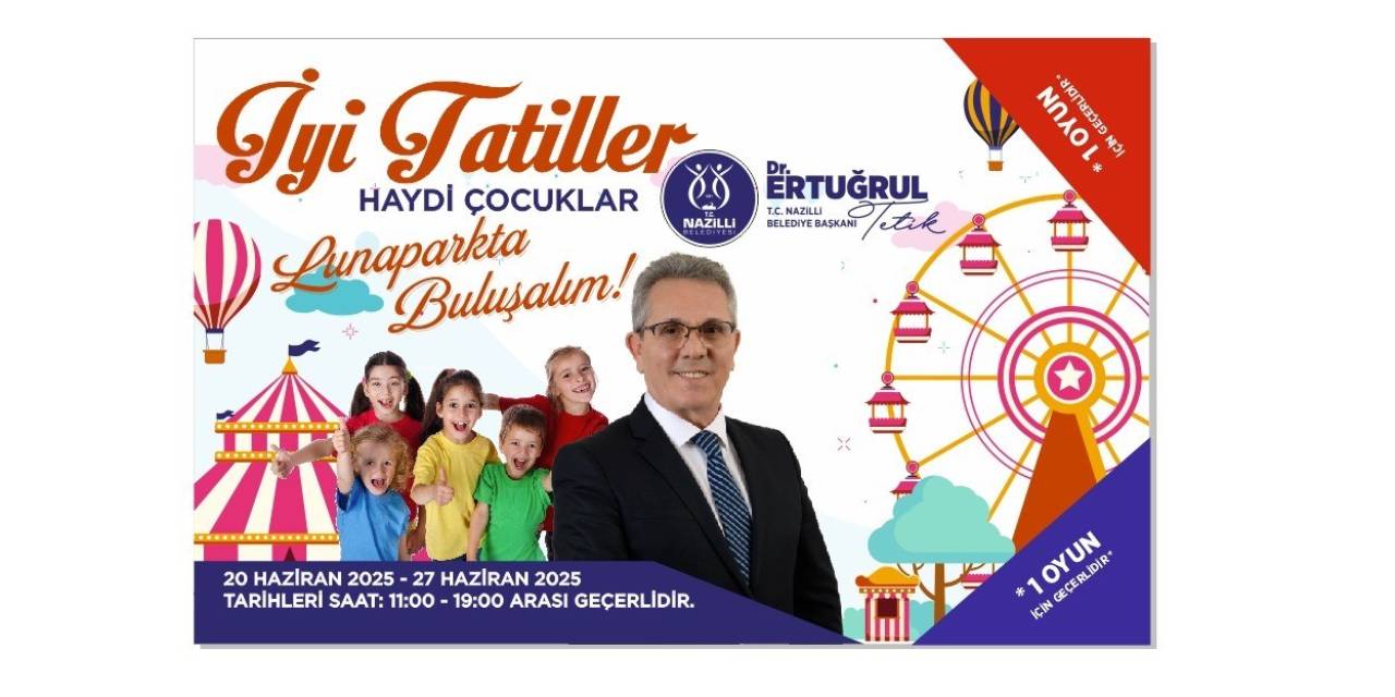 Nazilli Belediyesi’nden Çocuklara Karne Hediyesi