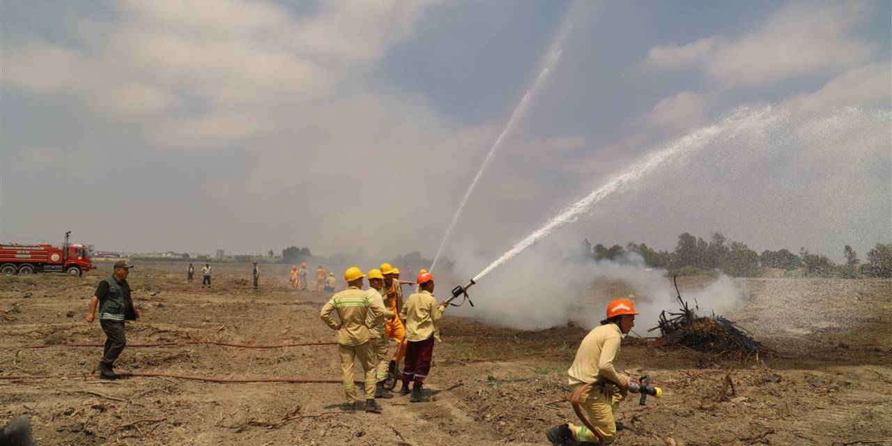 Mersin’de Orman Yangınlarına Karşı İşbaşı Eğitimleri Tamamlandı
