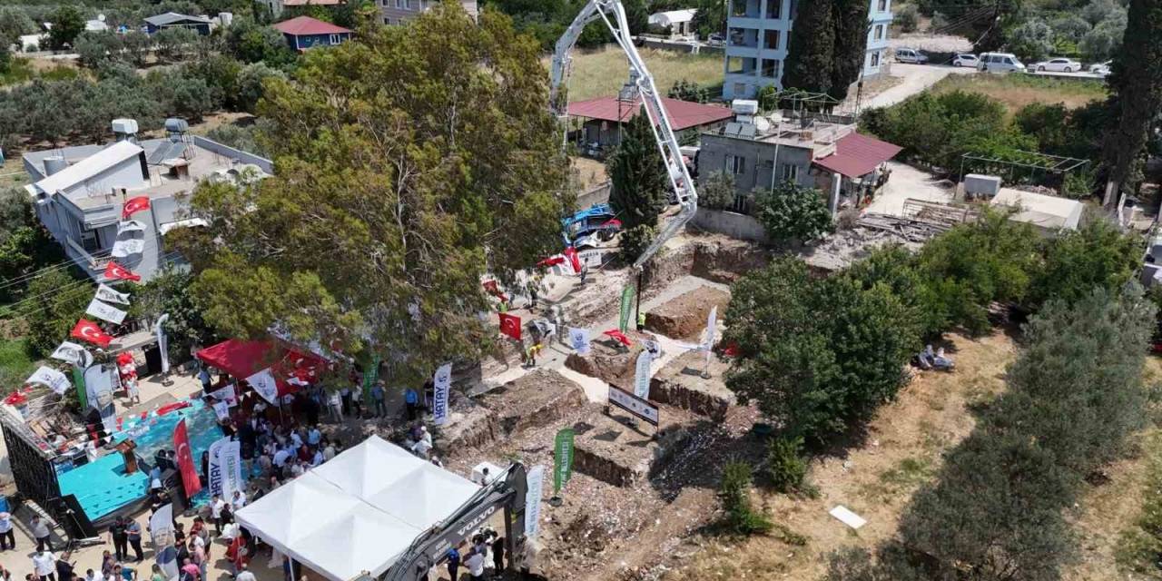 Hatay’a 3 Dilde Eğitim Verecek Olan Kreşin İnşası İçin Temel Atıldı