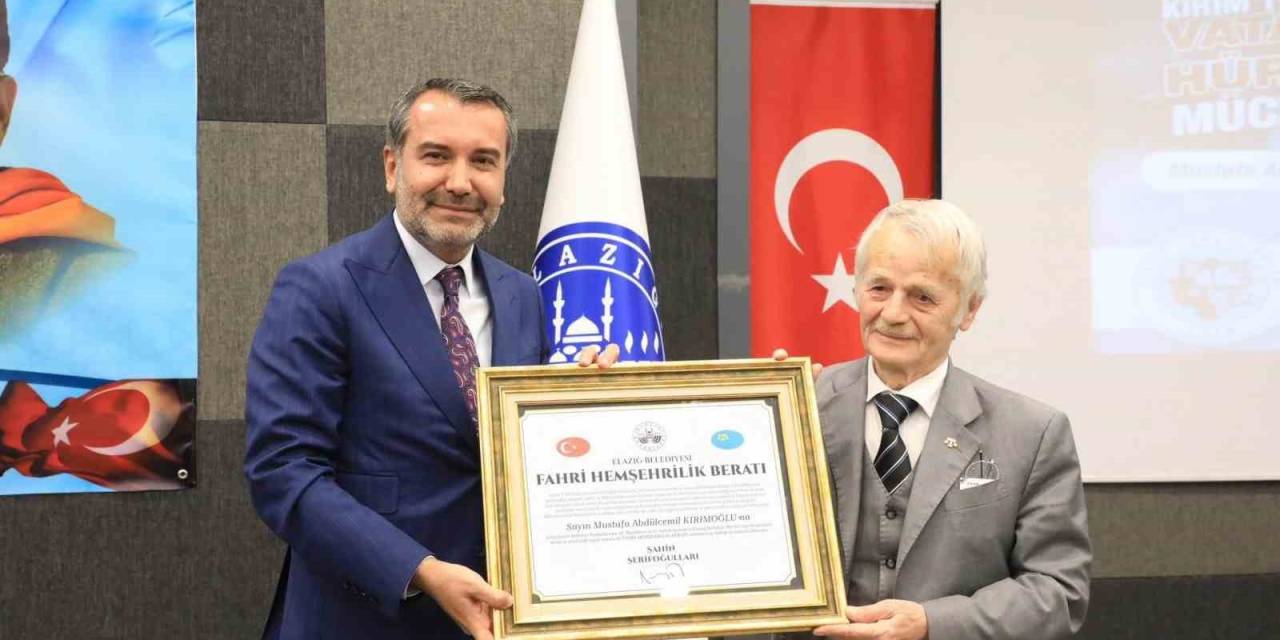 Başkan Şerifoğulları, Kırımoğlu’na "Fahri Hemşehrilik Beratı" Takdim Etti
