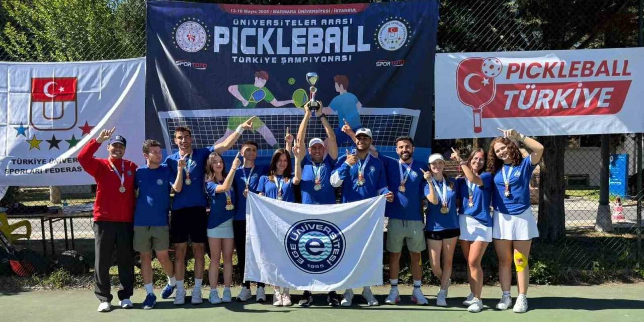 Ege Üniversitesi Pickleball Takımı Türkiye Şampiyonu Oldu
