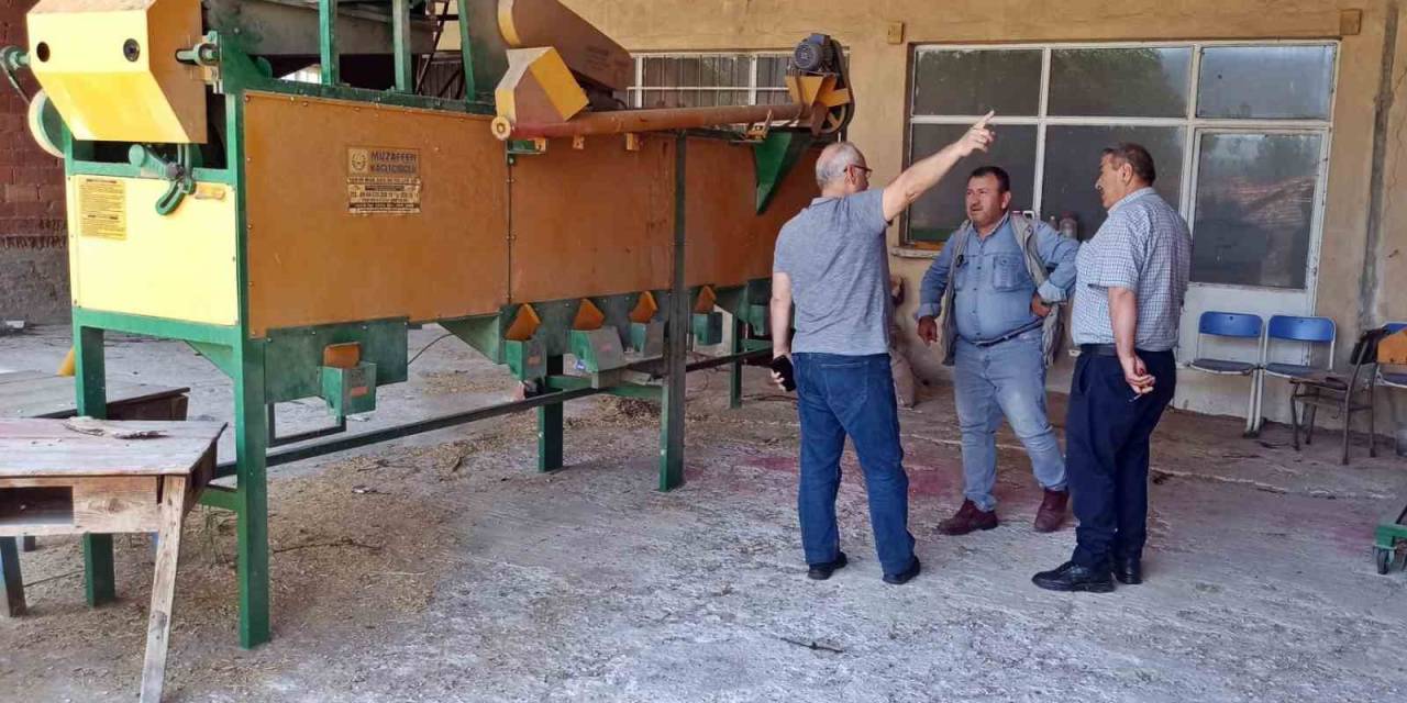 Kütahya’da Hububat Tohum Temizleme Selektörleri Sezona Hazırlanıyor