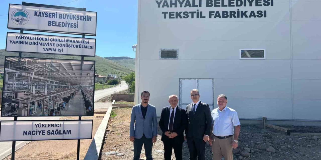 Kayseri Büyükşehir; Yahyalı’da 6 Milyon Tl’lik Tekstil Atölyesi Yatırımına Başladı