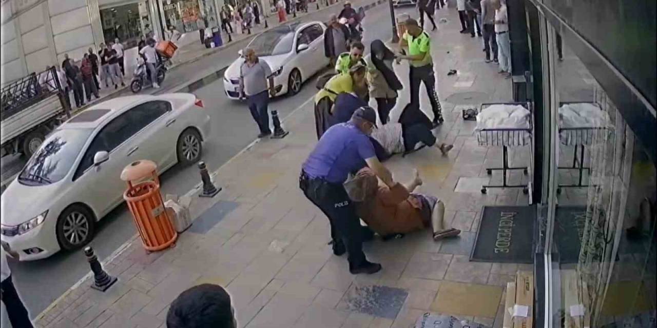 Karabük’te Kadınların Saç Saça Kavgasını Polis Bile Güçlükle Ayırdı