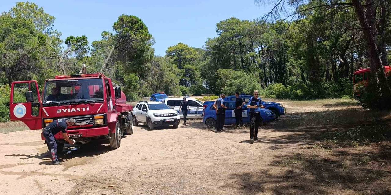 Manavgat’ta Çalılık Yangını Büyümeden Söndürüldü