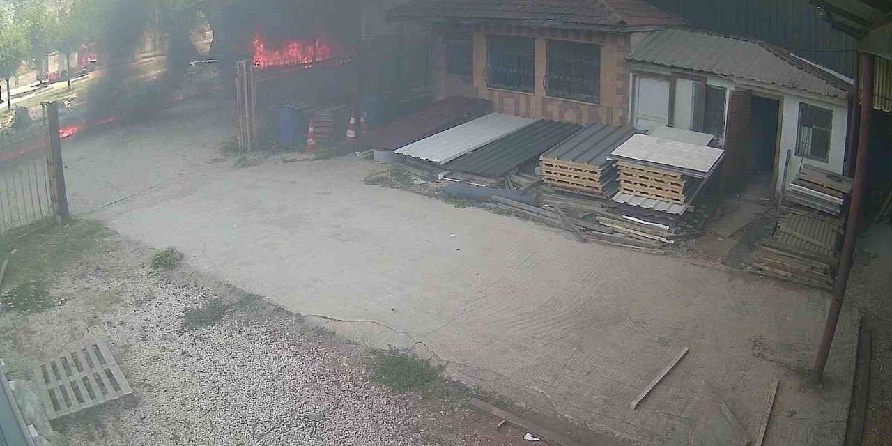 Tır Sürücüsünün Öldüğü Facia Kaza Güvenlik Kamerasında