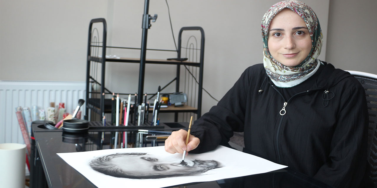 Sosyal medyadan görerek çizdikleri hayran bırakıyor