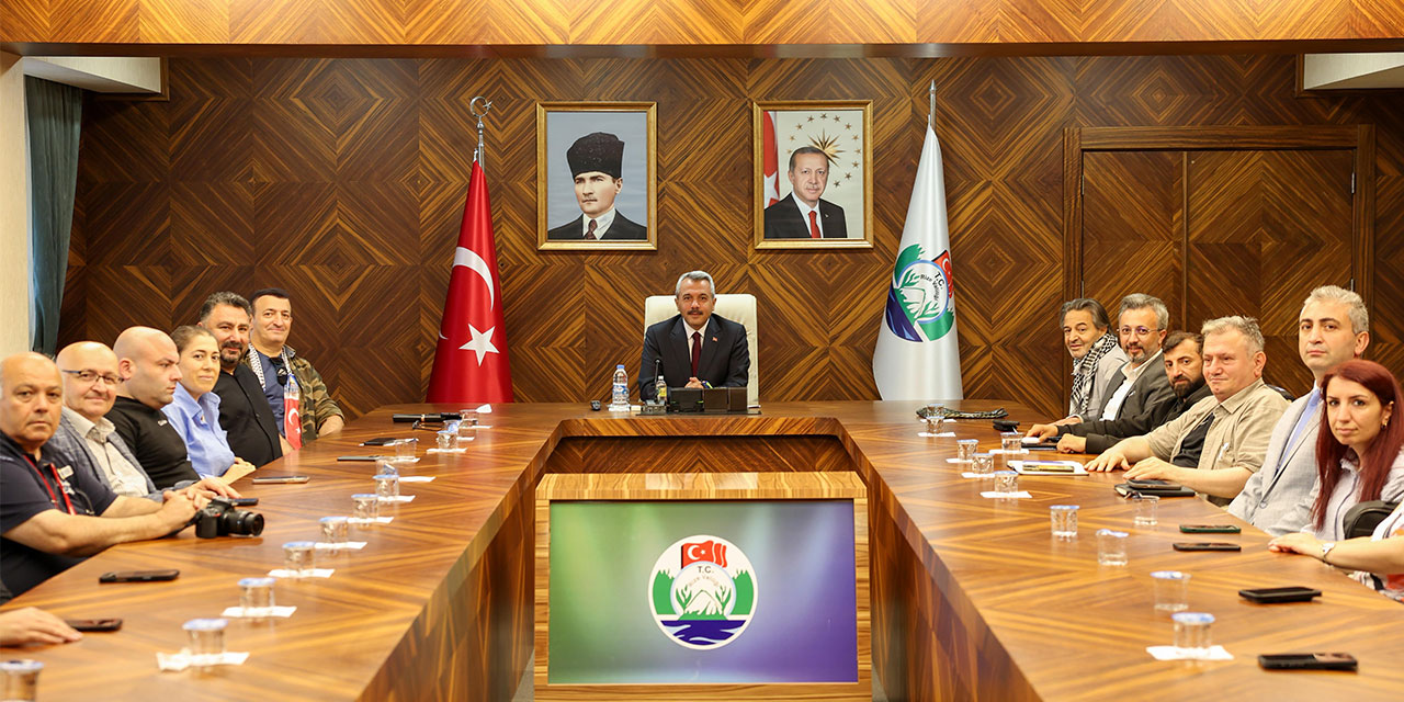 Rize Valisi Baydaş, Basın Mensuplarıyla Buluştu