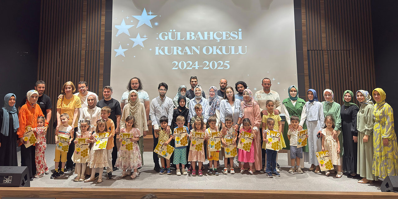 Güneysu Gül Bahçesi Kur’an Okulu'nda Miniklerin Karne Heyecanı