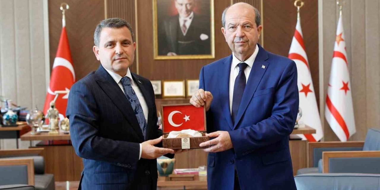 Tarihi Alan Başkanı Kaşdemir’den Kktc Cumhurbaşkanı Tatar’a Ziyaret