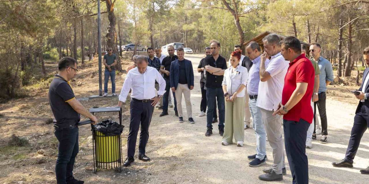 Seçer, Emirler Orman Parkı Piknik Alanında İncelemelerde Bulundu