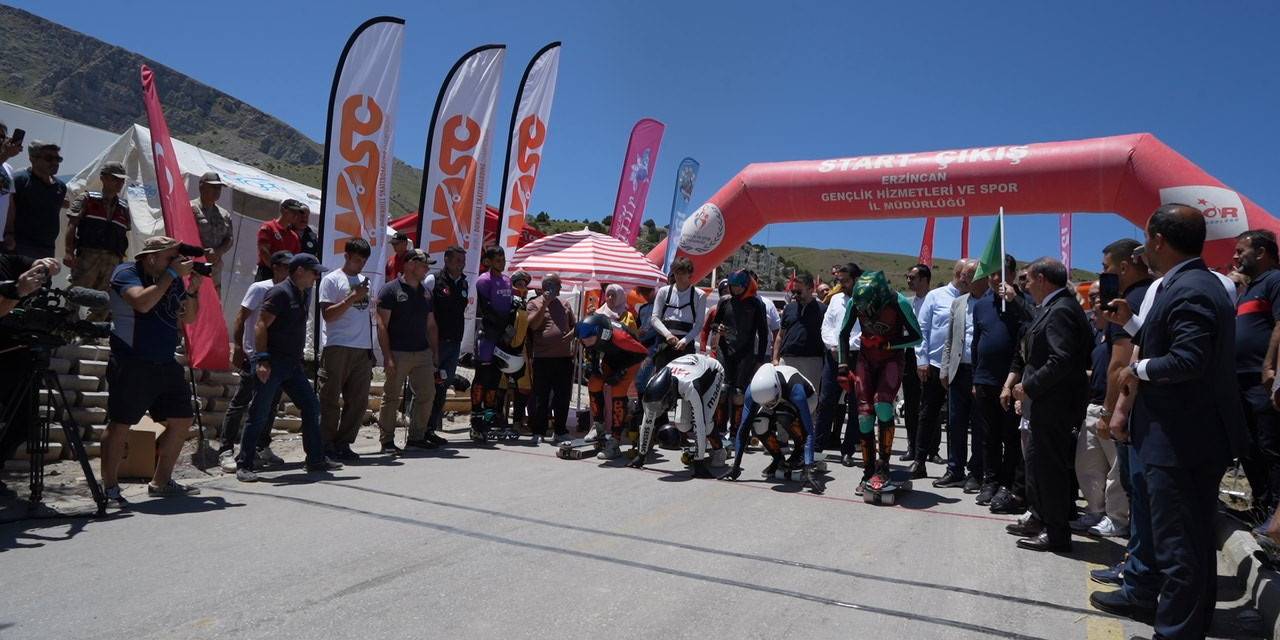 Dünya Kaykay İniş Şampiyonası Erzincan’da Nefes Kesti