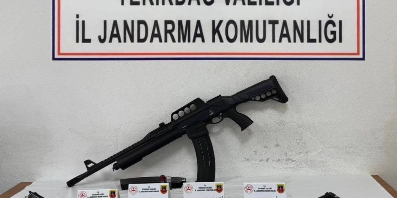 Tekirdağ’da Jandarmadan Ruhsatsız Silah Ve Uyuşturucu Operasyonları