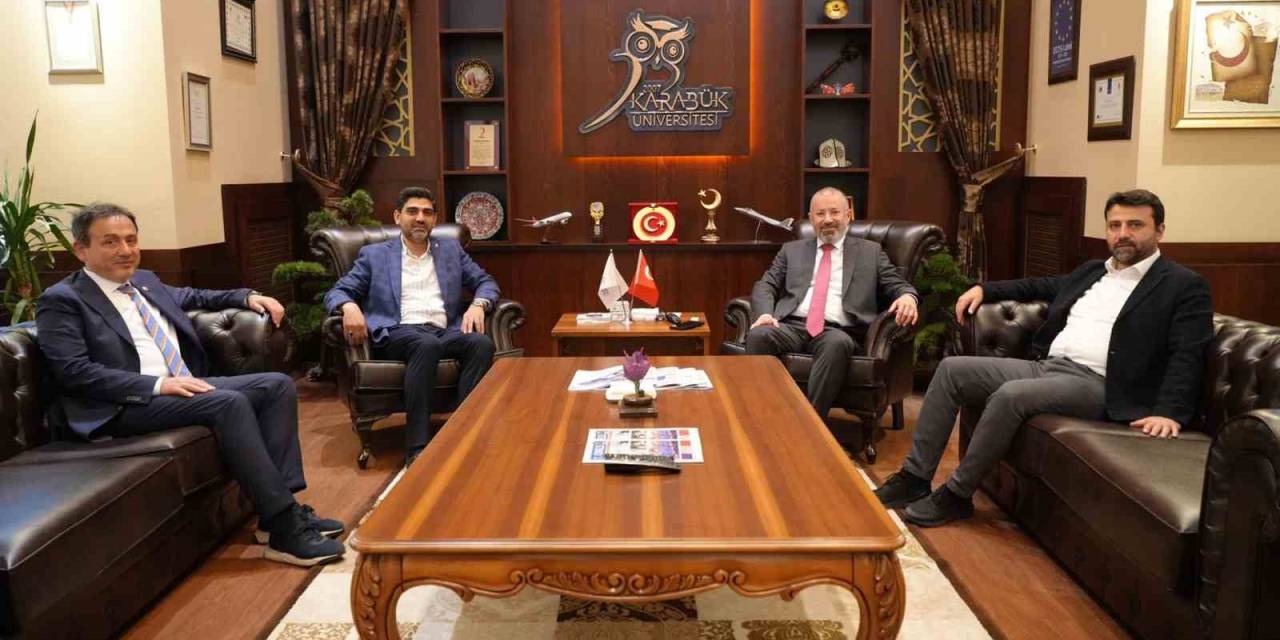Ak Parti Karabük Milletvekilleri Ve İl Başkanı, Rektör Kırışık İle Bir Araya Geldi
