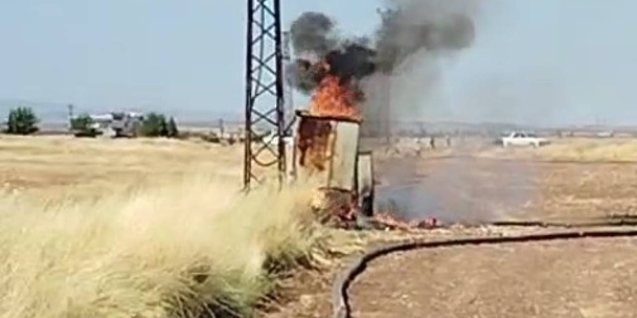 Şanlıurfa’da Trafo Yangını Korkuttu