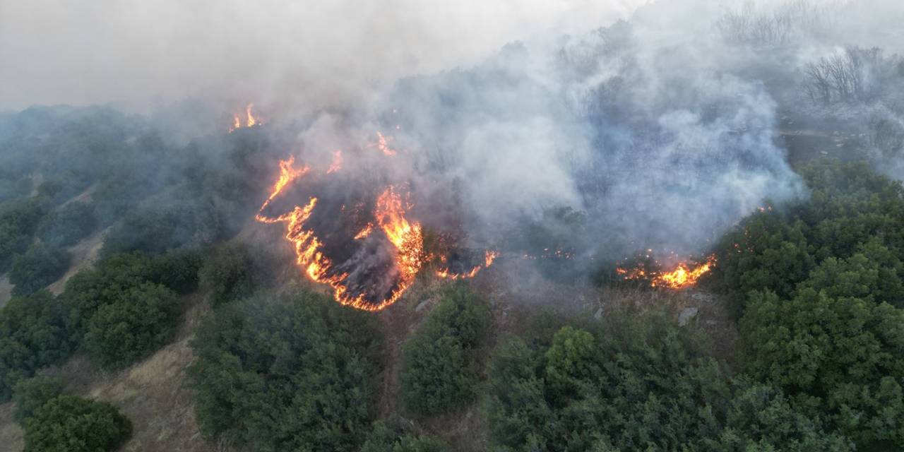 Kula’da Makilik Alanda Çıkan Yangın Kontrol Altına Alındı