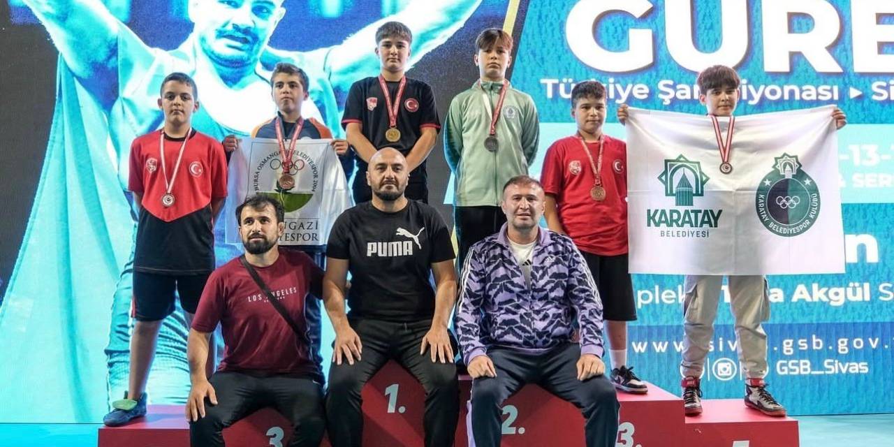 Karatay’ın Güreşçilerinden Türkiye Şampiyonası’nda Büyük Başarı